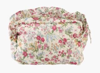 Rosemary ruffle toilettilaukku creme