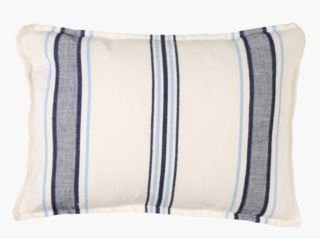 Sailor stripe koristetyynynpäällinen tummansininen