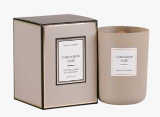 Cardamon Lime matt tuoksukynttilä beige