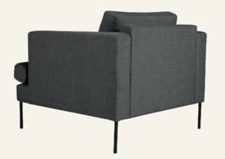 Ava loungestol setetrekk pakke nojatuolin irtopäällinen harmaa