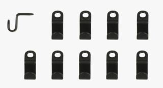 Hook 10pk ripustin musta