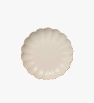 Scallop leipälautanen luonnonvalkoinen