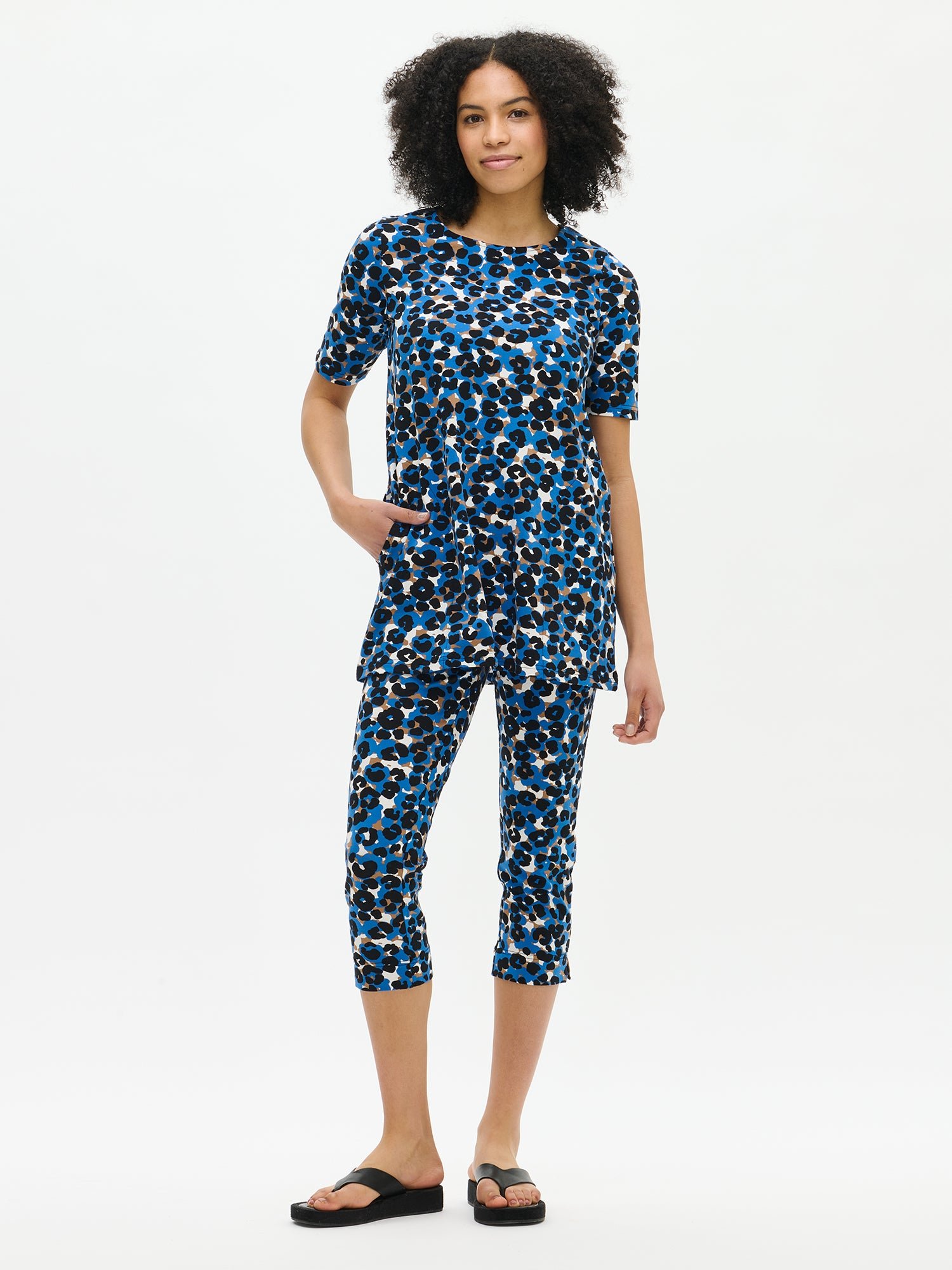 Nanso BABETTE leggingsit - sininen