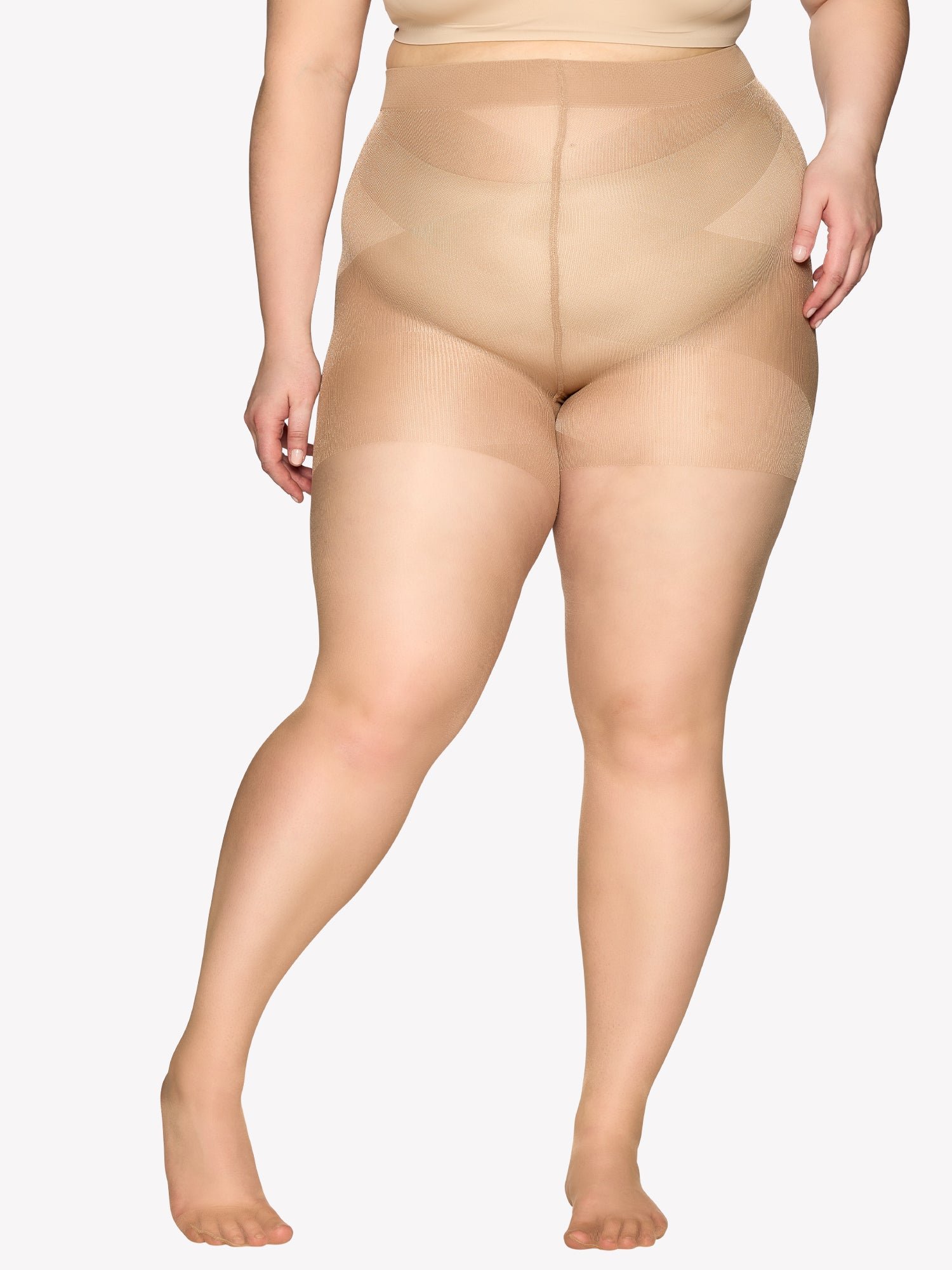 Nanso CURVY 20 den sukkahousut - natural