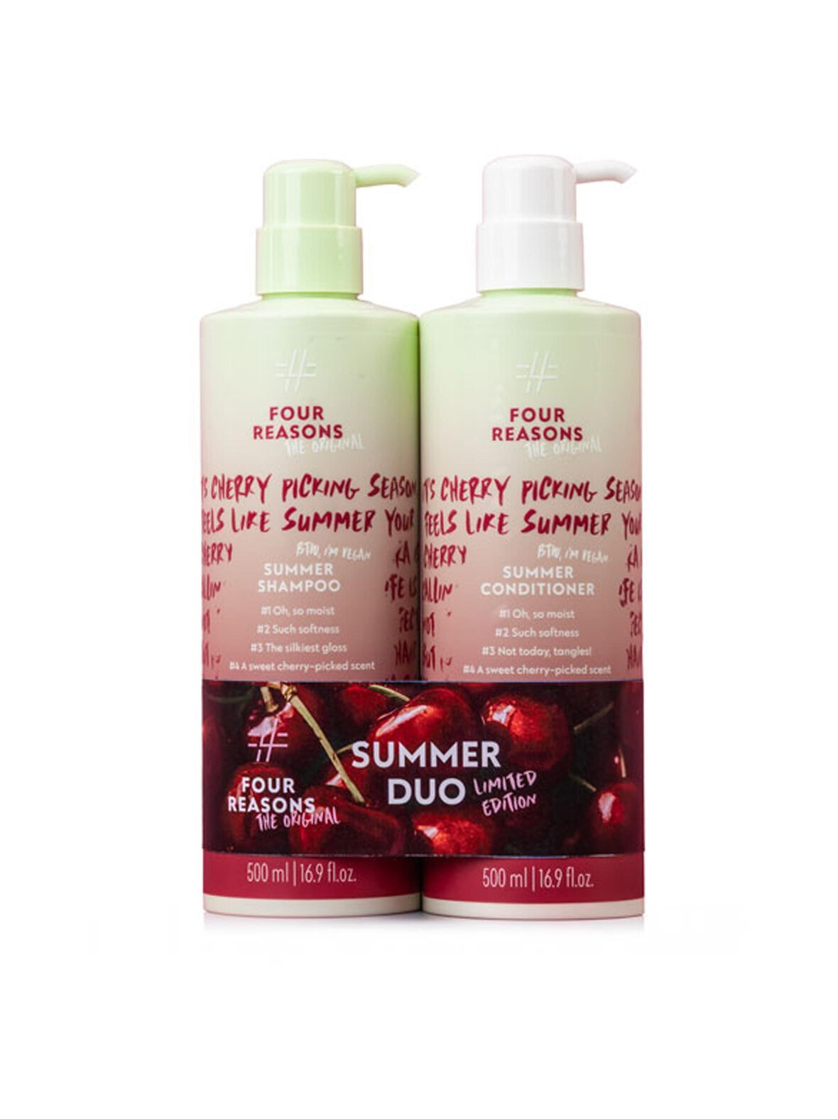 Summer duo shampoo & conditioner -hiustenhoitopakkaus 500 + 500 ml