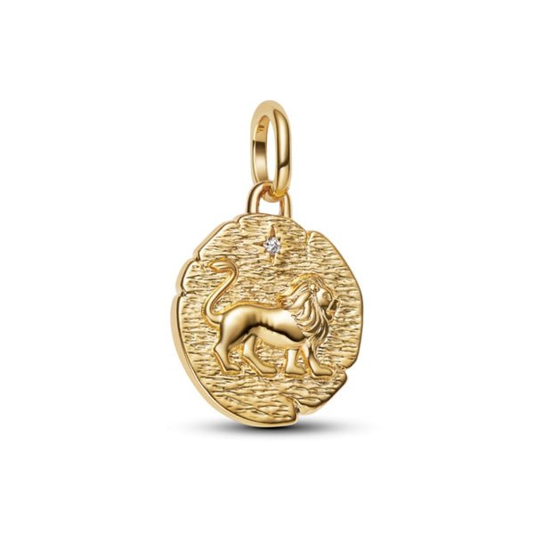 Pandora ME Lion Medallion hela, keltakullattu, 763974C01