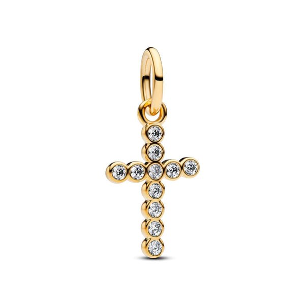 Pandora Moments Cross hela, keltakullattu, 764063C01