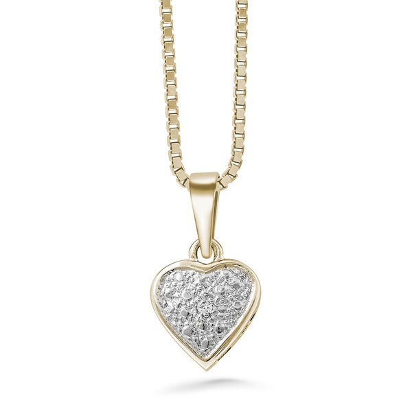 Silván Henrietta timanttiriipus 0,01ct, keltakultaa, timanttikorut
