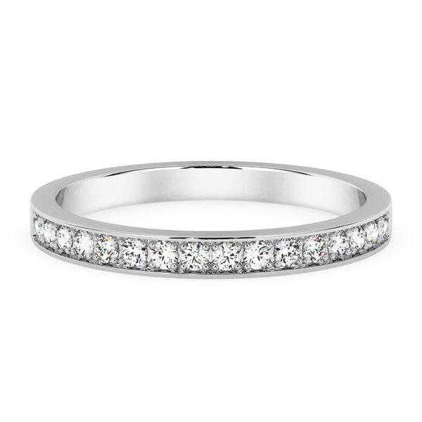 Silván Ariel timanttisormus 0,16ct, valkokultaa, vihkisormukset