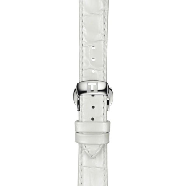 Tissot ranneke, 16 mm, valkoinen nahka, T852036795