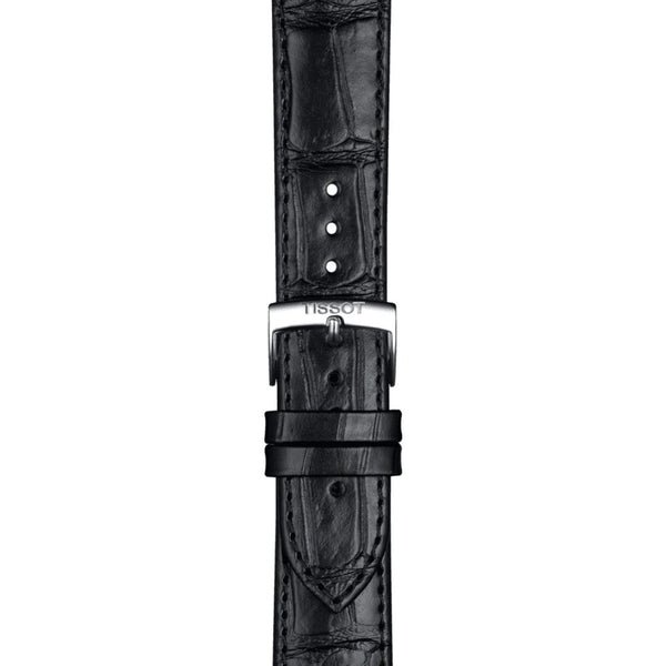 Tissot ranneke, 20 mm, musta nahka, T852043012