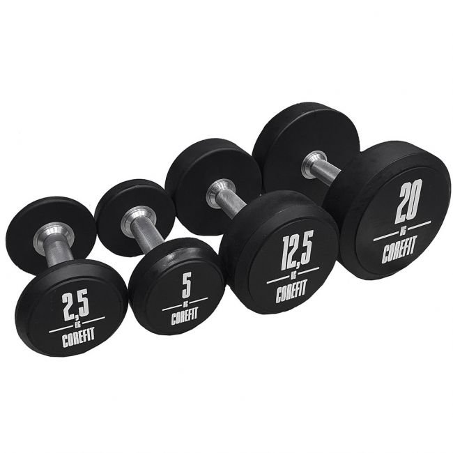 Corefit® Polyurethan käsipainosarja 2,5-40 kg