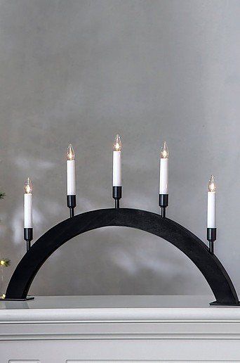 Sähkökynttelikkö Vind, korkeus 38 cm
