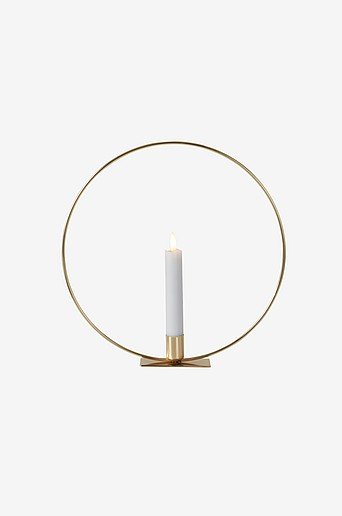CANDLE RING pöytäkoriste, jossa LED-valo
