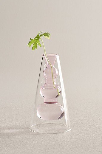 TILO PINK lasivaasi korkeus 18 cm