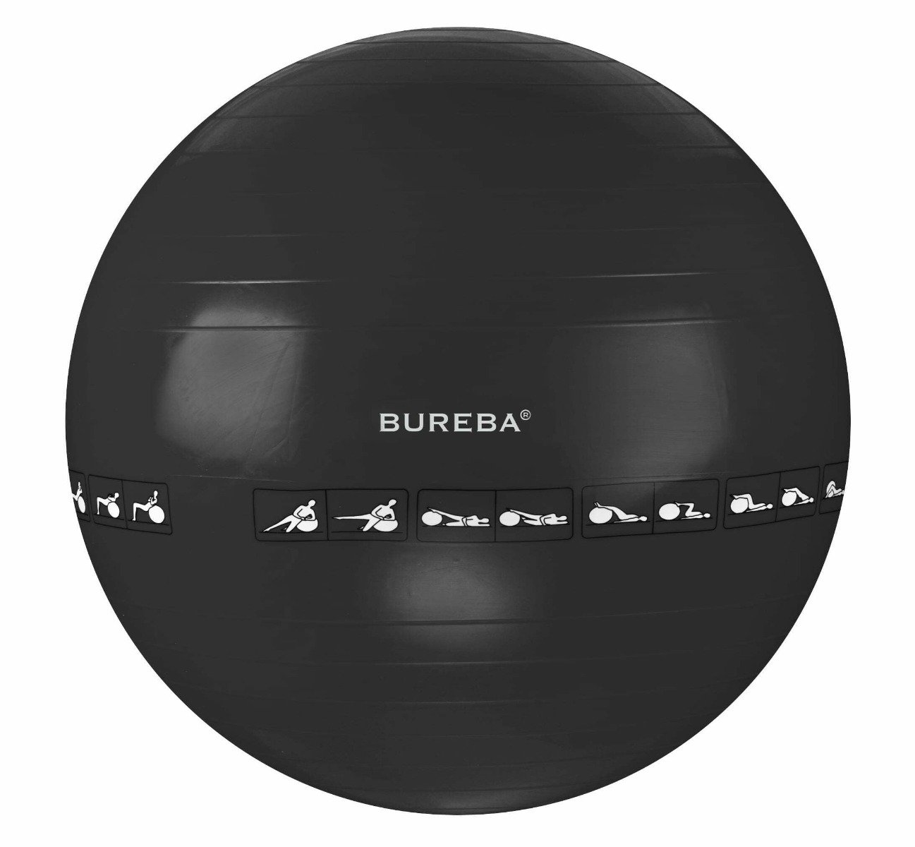 Jumppapallo BuReBa Professional 65 Antrasiitti