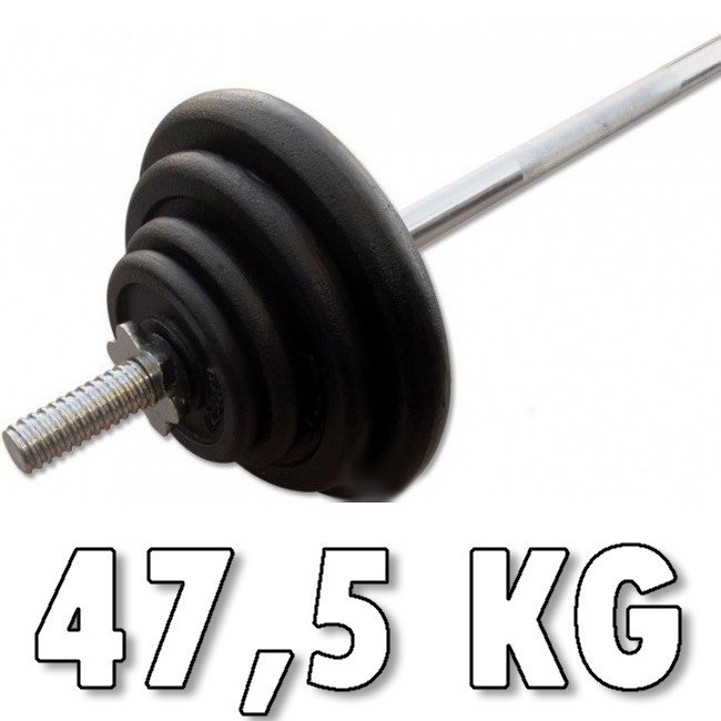 Rautainen levypainosarja 47,5 kg