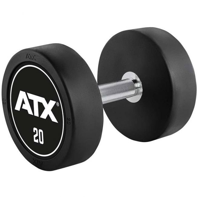 ATX® PRO-Style käsipaino logolla ja mustalla pohjalla 37,5 kg