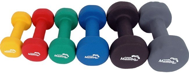 Neopreenikäsipainot Mambo 1-5 kg / pari