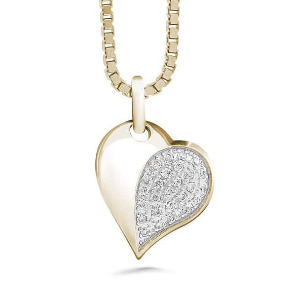 Silván Henrietta timanttiriipus 0,26ct, keltakultaa, timanttikorut