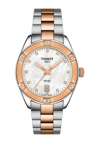 Tissot PR 100 Sport Chic T101.910.22.116.00, naisten rannekello