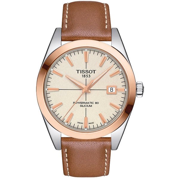 Tissot Gentleman Powermatic 80 Silicium T927.407.46.261.00 18K kulta, miesten rannekello