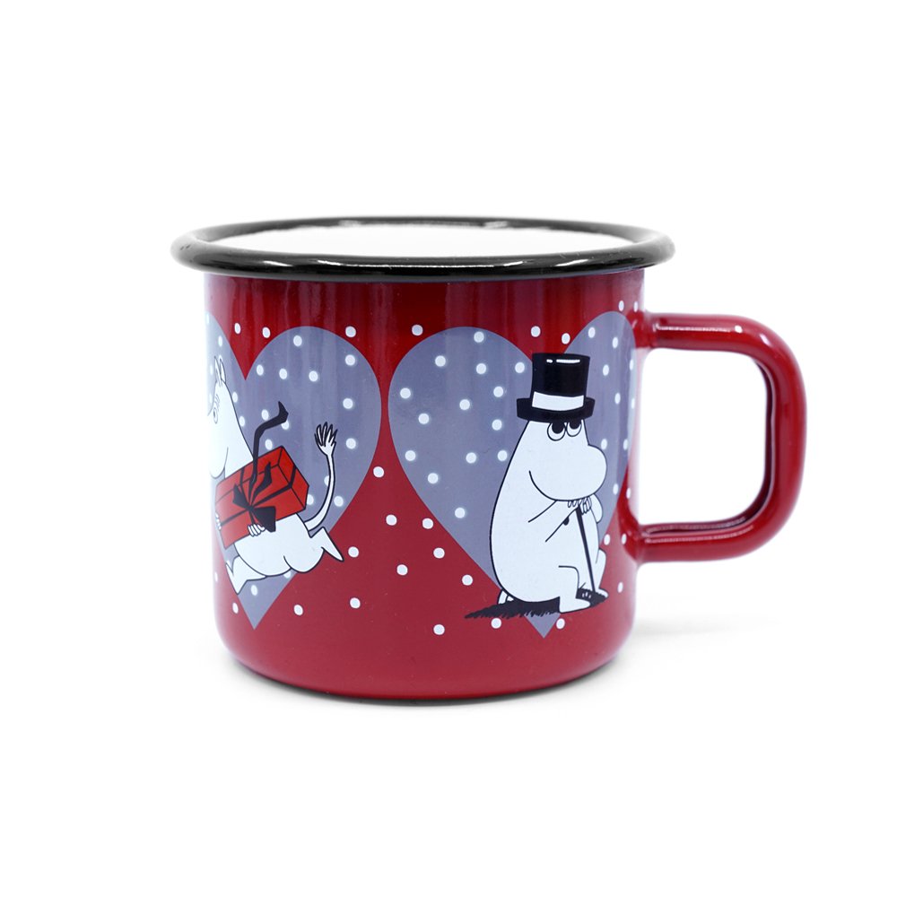 Moomin Mug Muurla Hearts Red (2013-2018)