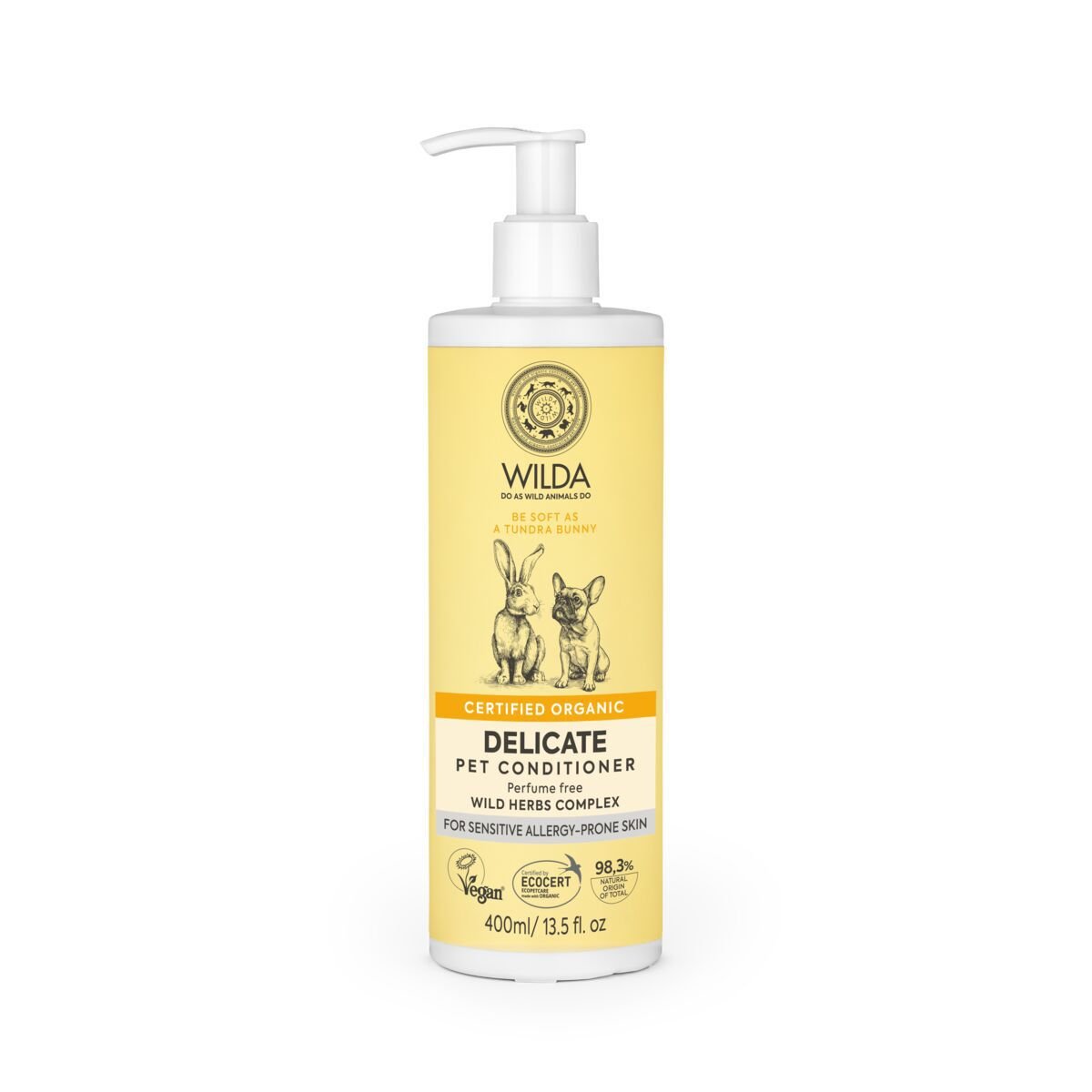Koiran hoitoaine Wilda Siberica Delicate 400ml