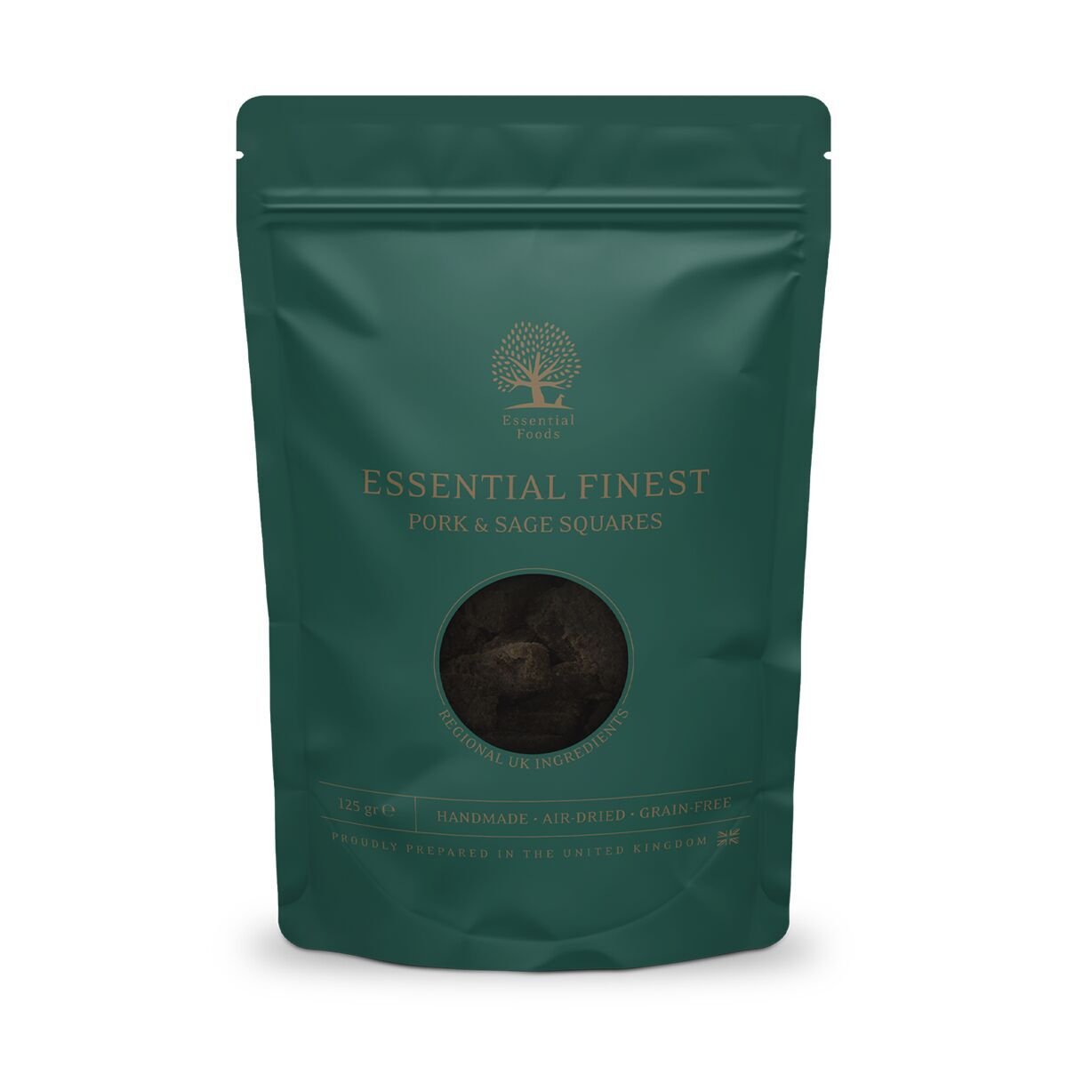 ESSENTIAL Pork&Sage Squares 125g