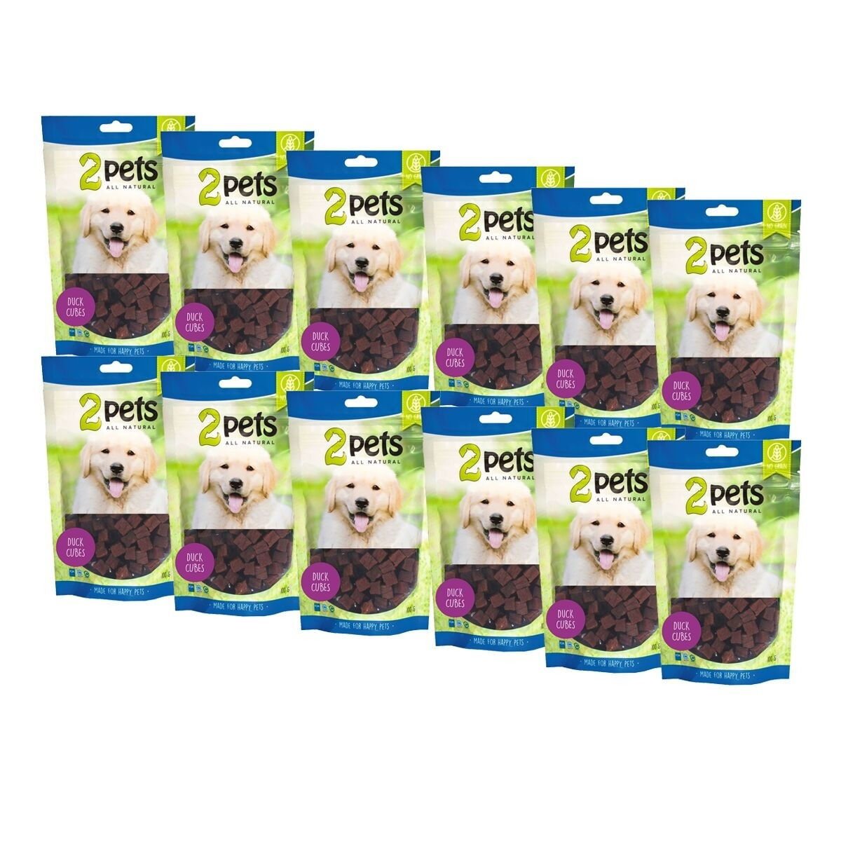 2pets Ankanlihakuutiot 12 x 100 g