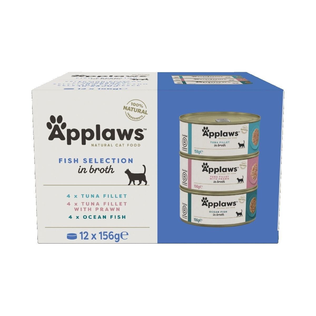 Applaws Kalalajitelma liemessä 12x156g