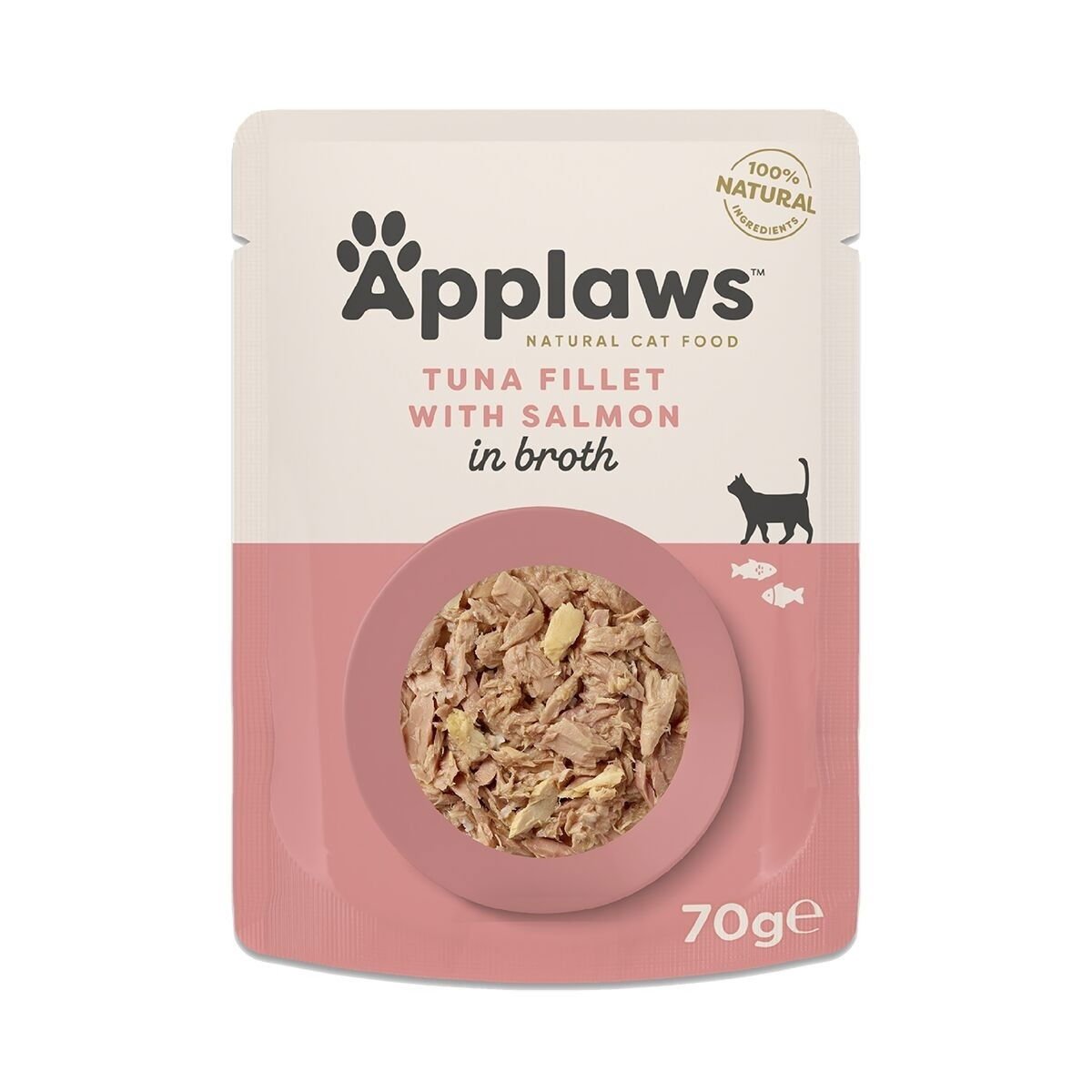 Applaws Tonnikalafilee ja lohi liemessä 70 g