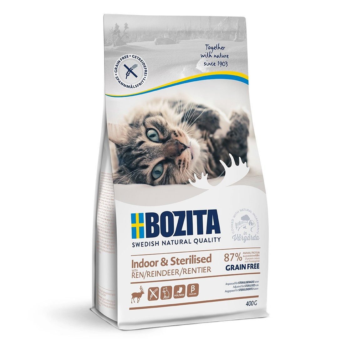 Bozita Feline Indoor & Sterilised Grain Free Reindeer