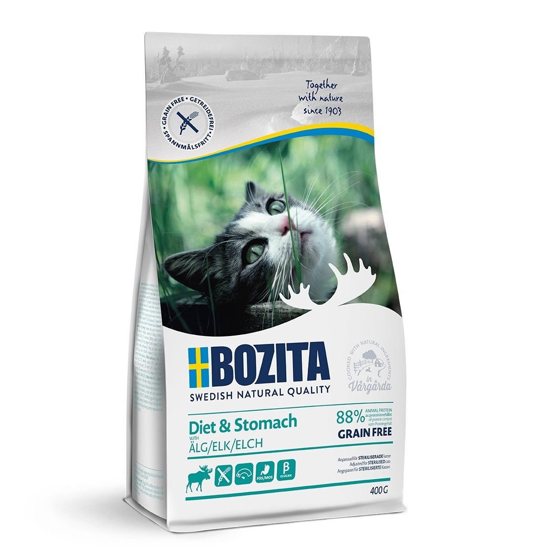 Bozita Feline Sensitive Diet & Stomach Grain Free