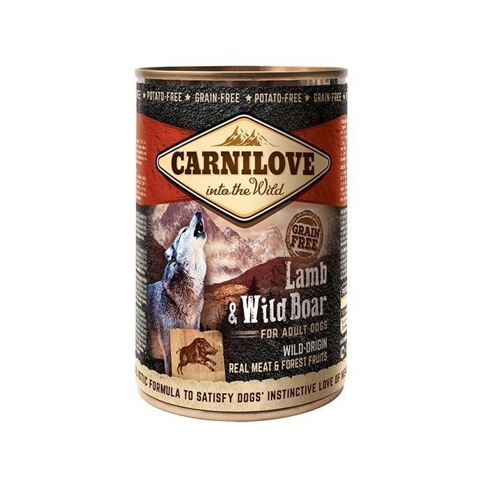 Carnilove Wild Meat lammas & villisika 400g