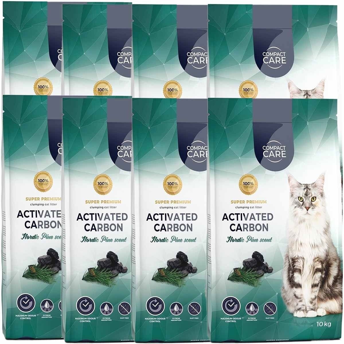 Compact Care Activated Carbon Nordic Pine 8 x 10kg
