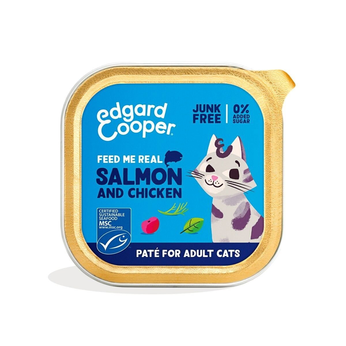 Edgard&Cooper Cat lohi & kana 85g