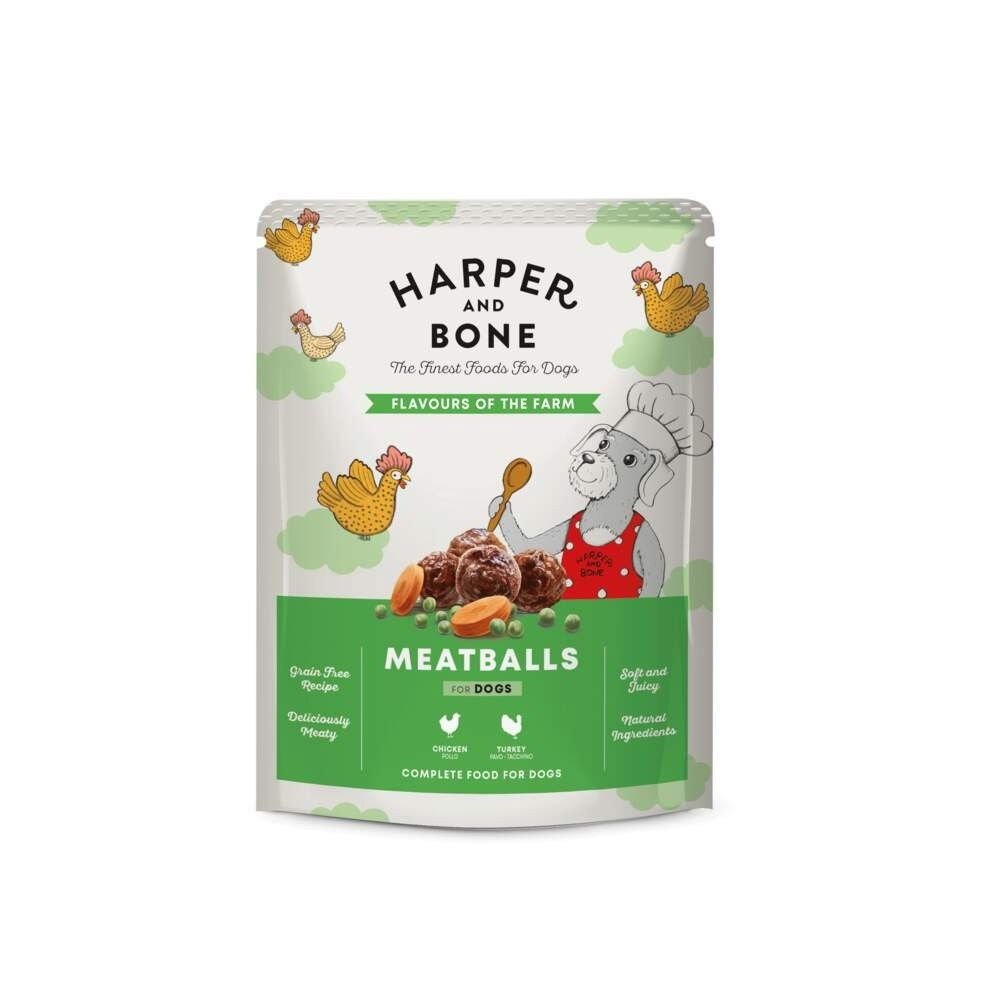 Harper & Bone Dog Adult Meatballs Flavours of the Farm 300 g