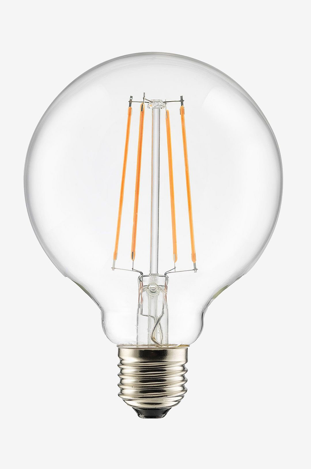 Lamppu E27 LED 3-portainen himmennettävä pallolamppu 100 mm, kirkas 0,4-7 W
