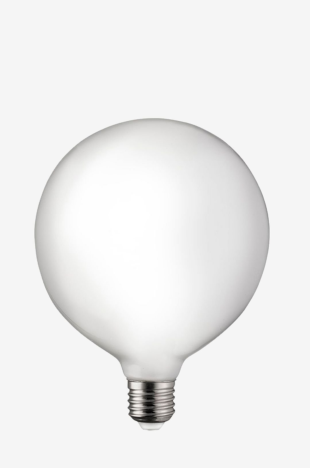 Lamppu E27 LED 3-portainen himmennettävä pallolamppu 125 mm, opaali 0,4-7 W