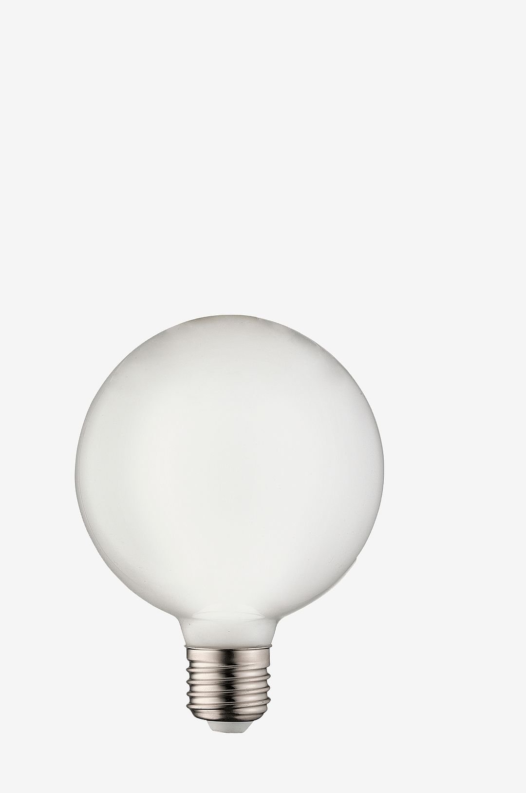 Lamppu E27 LED 3-portainen himmennettävä pallolamppu 100 mm, opaali 0,4-7 W