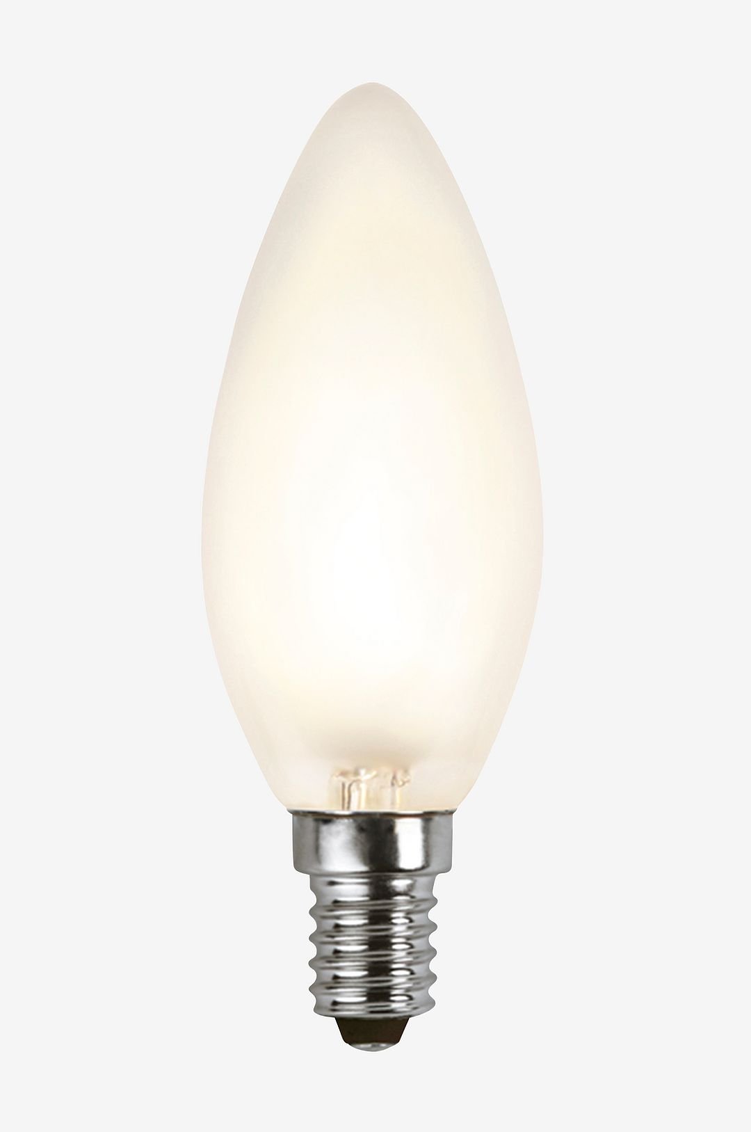 Valonlähde E14 LED, kynttilälamppu huurrelasi 4 W