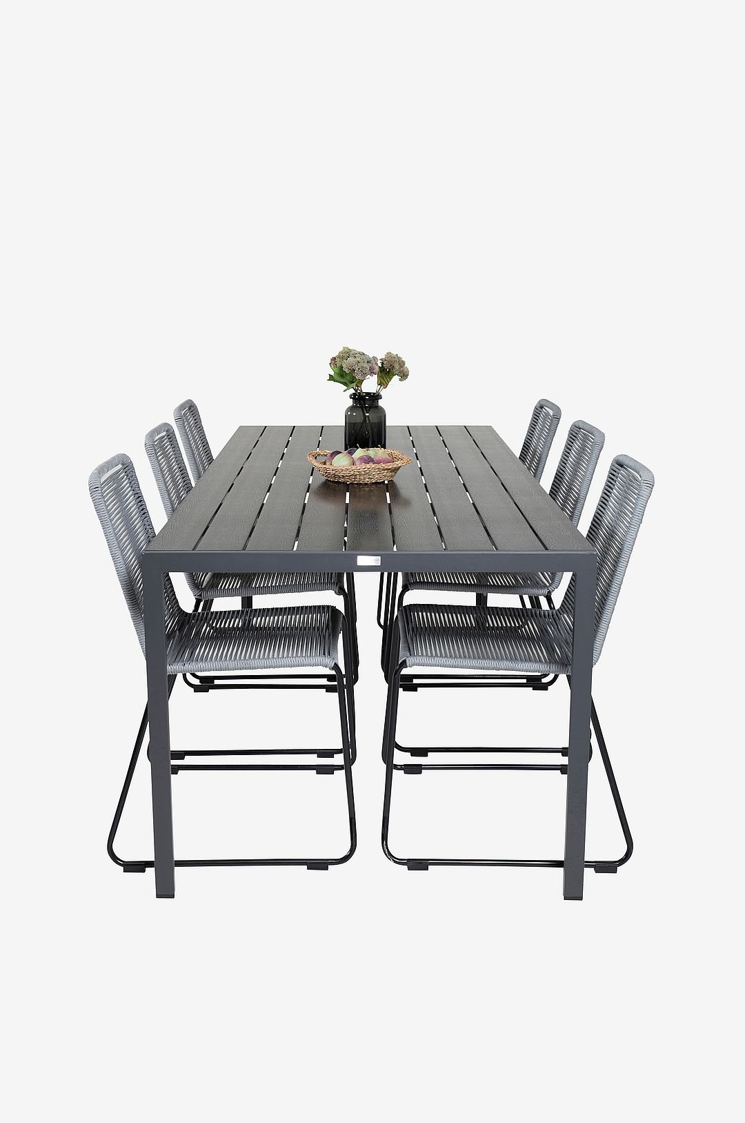 Ruokapöytä Bliss ja 6 kpl ruokapöydän tuoleja Levis