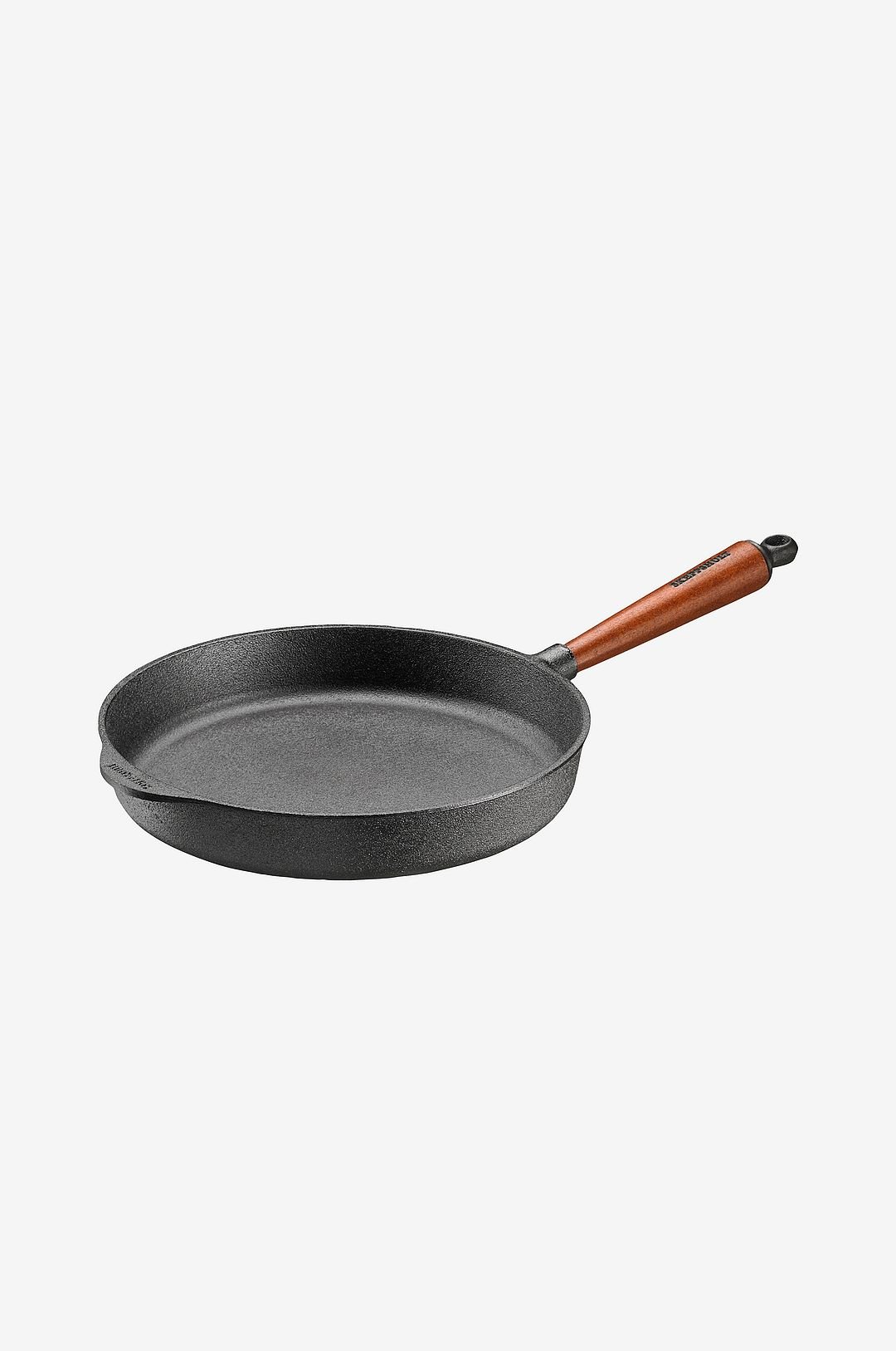 Haudutuspannu puukahvalla - 28 cm