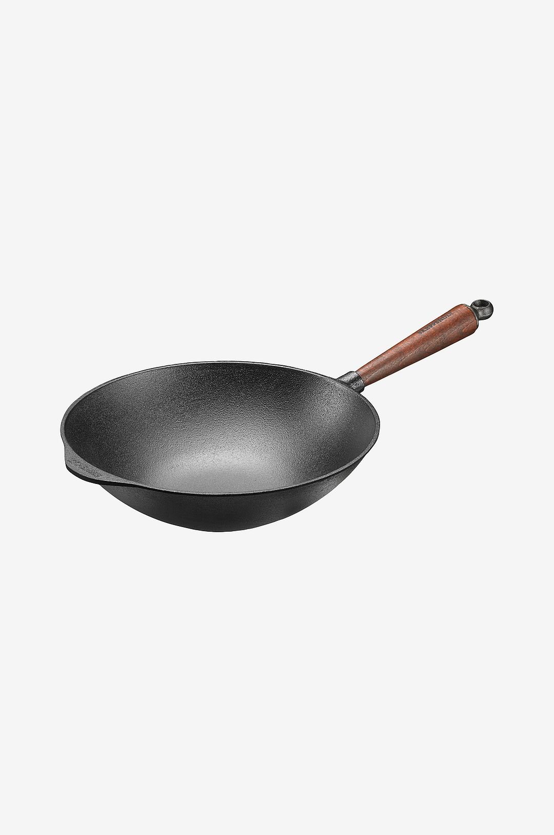 Wokkipannu puukahvalla - 3,5 litraa