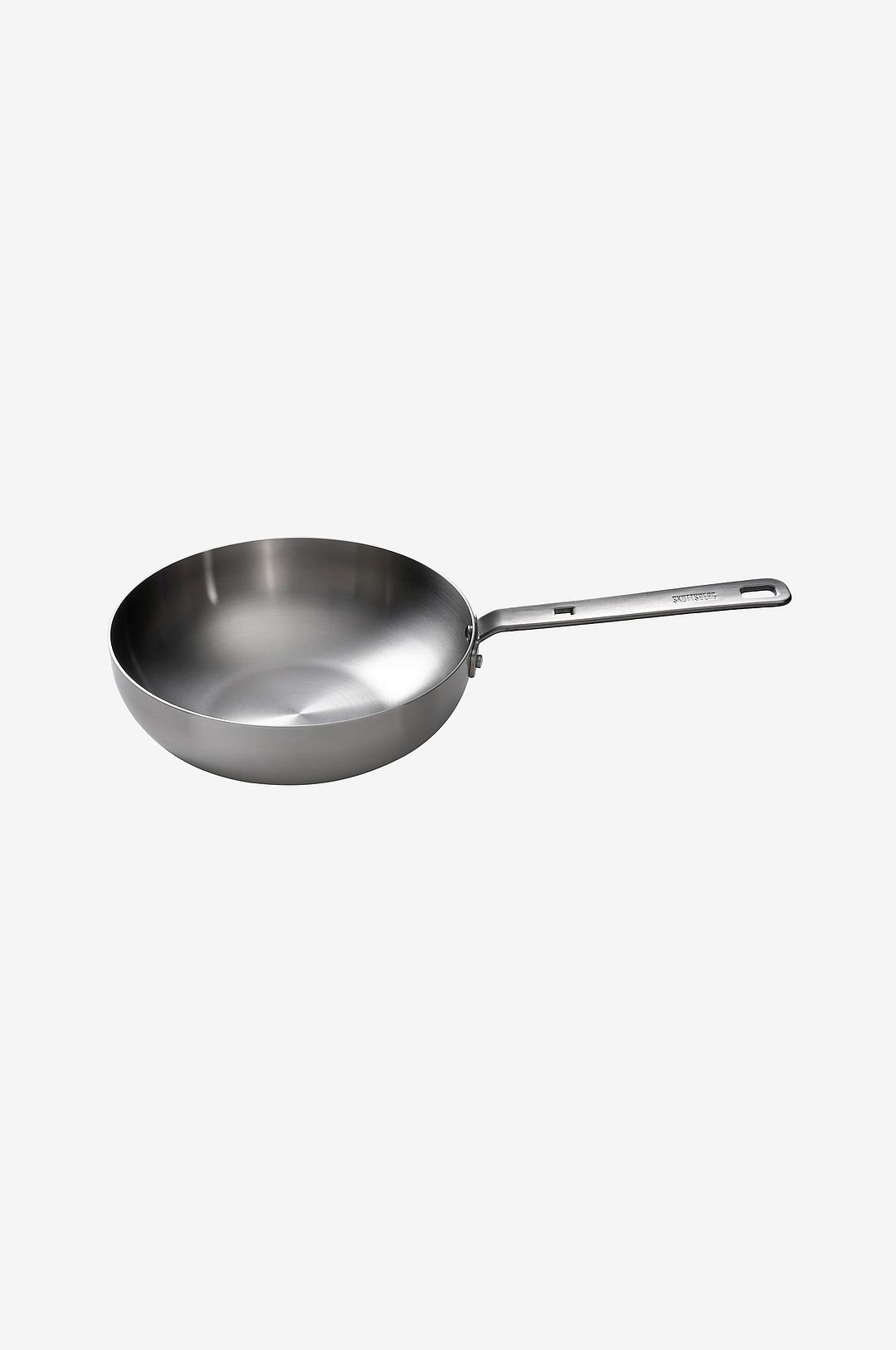 Wokkipannu ruostumatonta terästä 28 cm