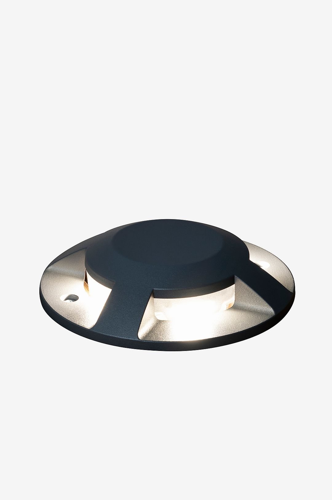 Konstsmide Maavalaisin LED 12 W, 4 suuntaan valaiseva, 4,5 cm