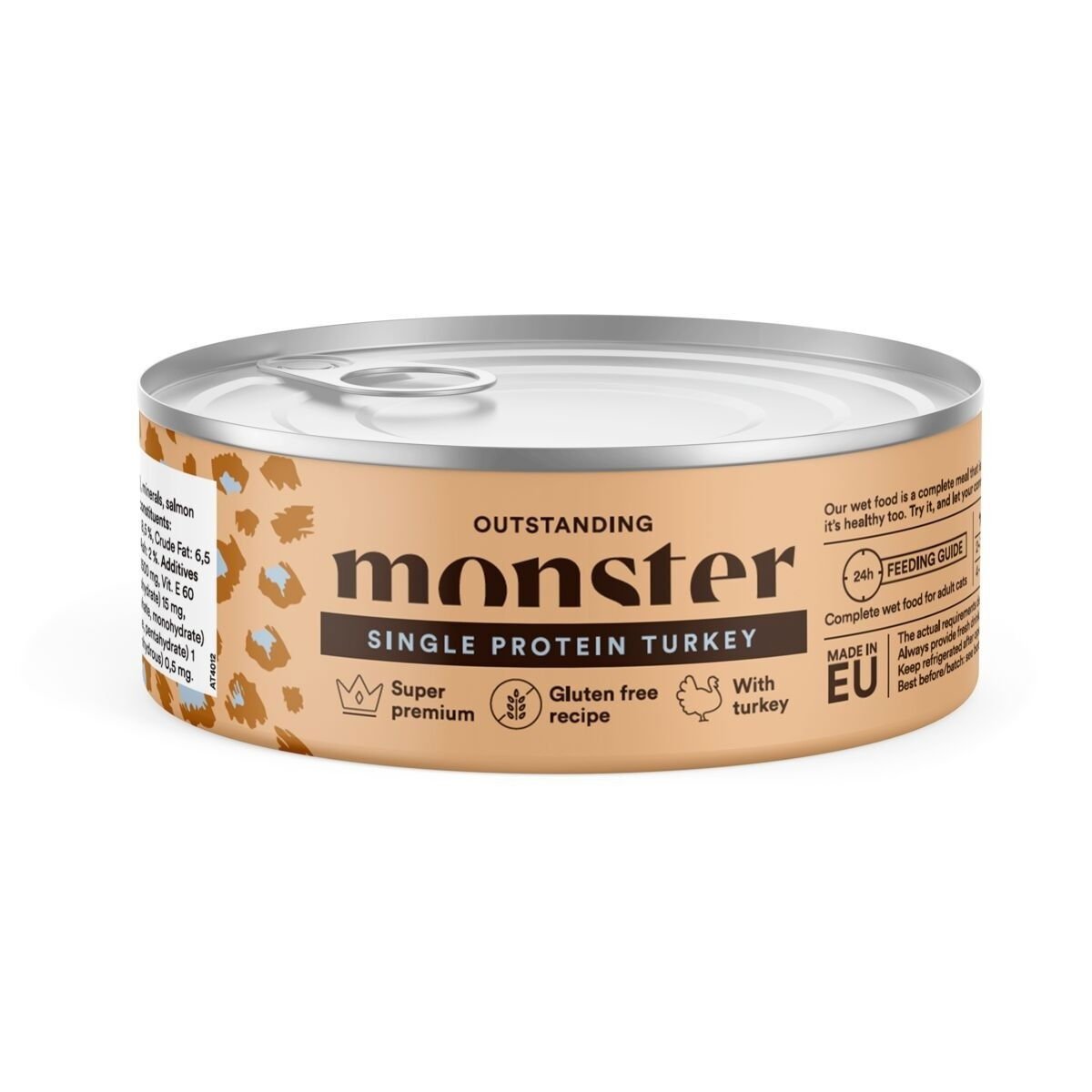 Monster Cat Adult Single Protein Kalkkuna 100g