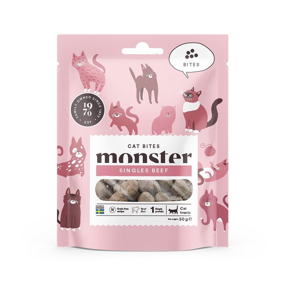 Monster Cat Bites nauta 50g