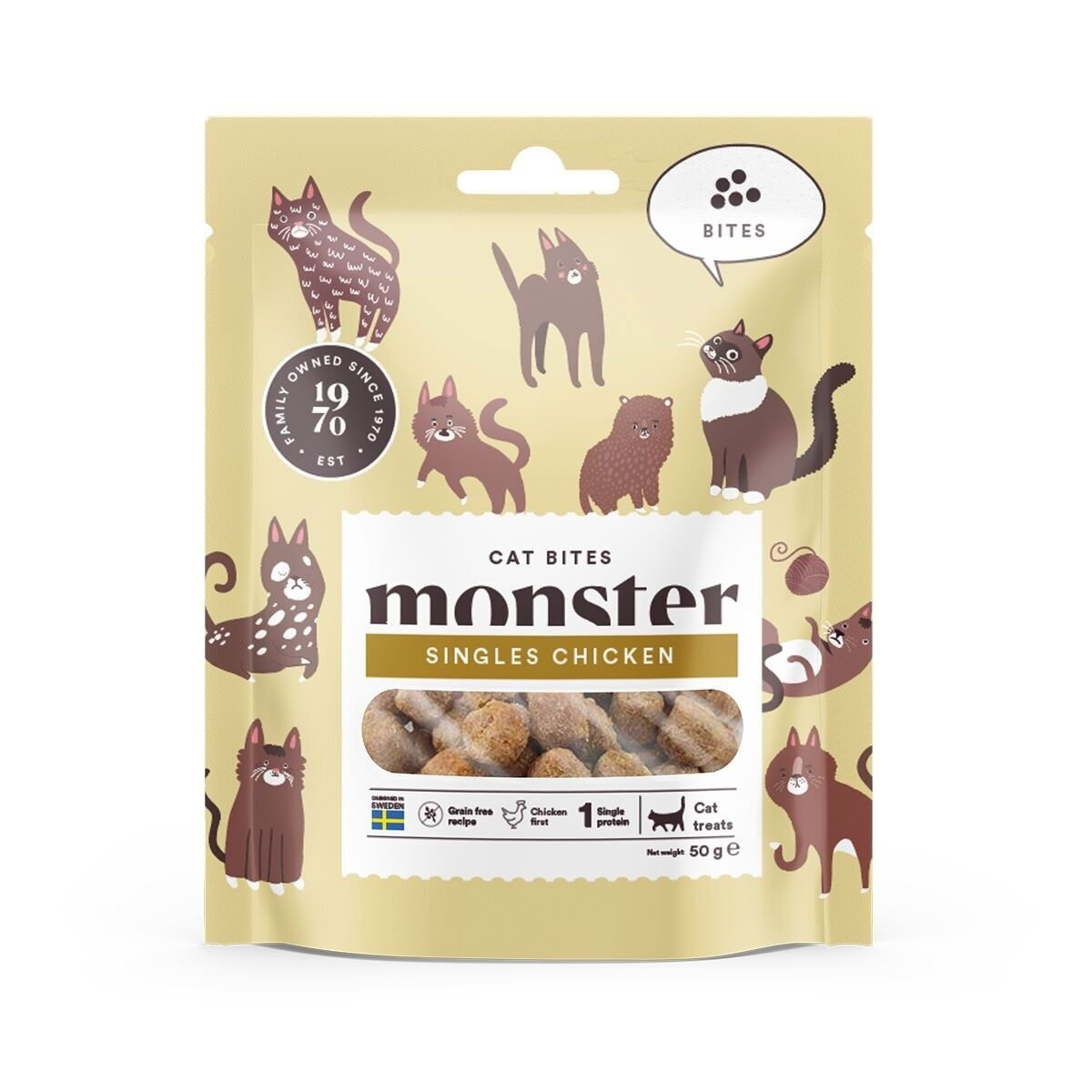 Monster Cat Bites kana 50g